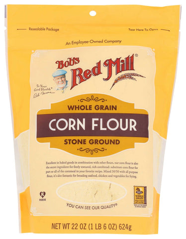 Bobs Red Mill Corn Flour, 22 Ounce -- 4 per case