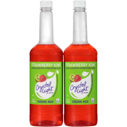 Crystal Light Concentrate Strawberry Kiwi Liquid Beverage Mix, 32 Fluid Ounce -- 2 per case.
