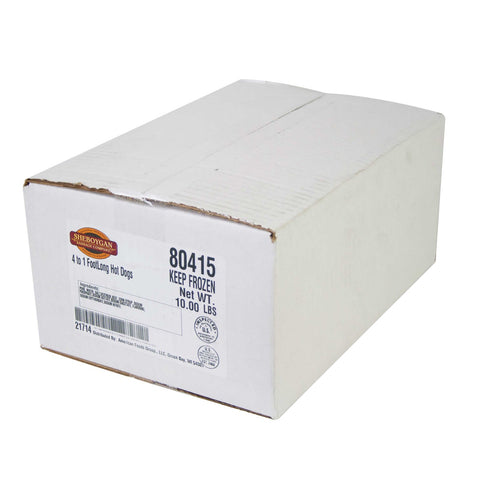 Sheboygan 4 To 1 Pork and Beef Foot Long Hotdog, 4 Ounce -- 40 per case.