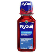 Vicks Nyquil Cherry Cold and Flu Liquid, 8 Fluid Ounce -- 12 per case