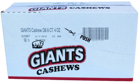 Giants Dill Pickle Cashews, 4 Ounce -- 8 per case