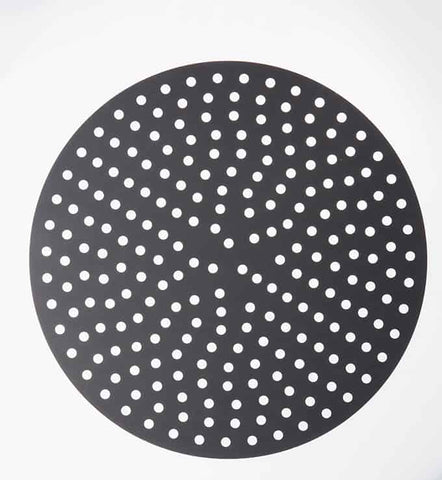 American Metalcraft Hard Coat Anodized Aluminum Perforated Disk, 10 inch