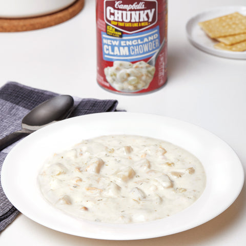 CHUNKY New England Clam Chowder - 18.8 oz. easy open can, 12 per case