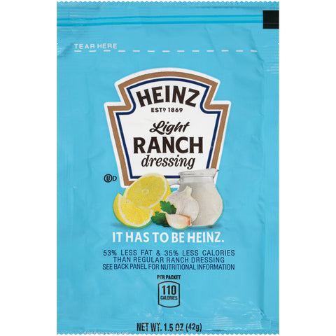 Dressing Ranch Light Single Serve Packet 534350/78000738
