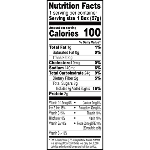 Cereal Fruit Loops® Individual Box