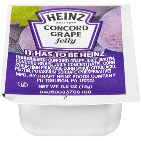 Heinz Single Serve Assorted Jelly and Jam Cup, 0.5 ounce -- 200 per case